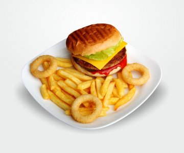 Cheeseburger Menü